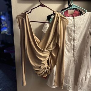 Long sleeve crop top